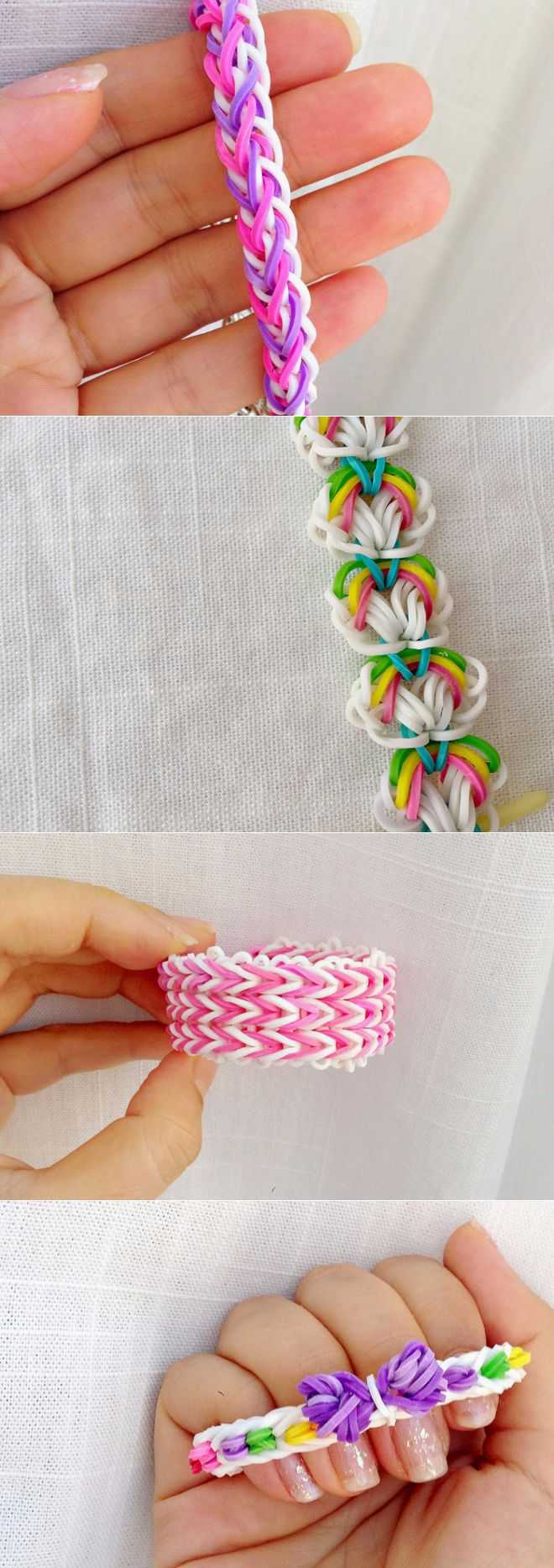 Схемы плетения браслетов из резинок – инструкции, идеи и советы как сделать стильное украшение (115 фото)