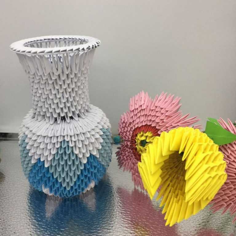 ᐉ как сделать вазу из модулей схема сборки. как сделать вазу из модулей? для этой модели понадобятся