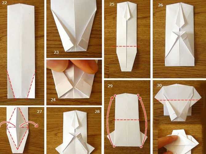 Конспект занятия по конструированию в подготовительной группе «рубашка с галстуком» (оригами). воспитателям детских садов, школьным учителям и педагогам - маам.ру