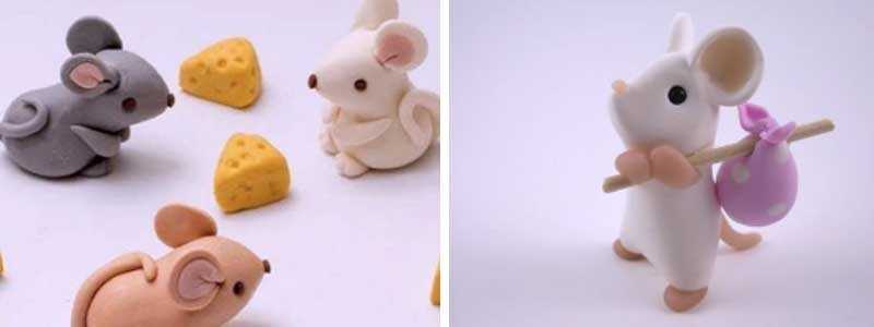 Мышка из пластилина для детей: как сделать, пошагово с фото, картинки и видео поделок своими руками