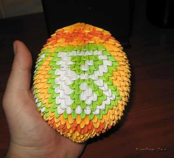 Подарок к пасхе. модульное оригами. | страна мастеров