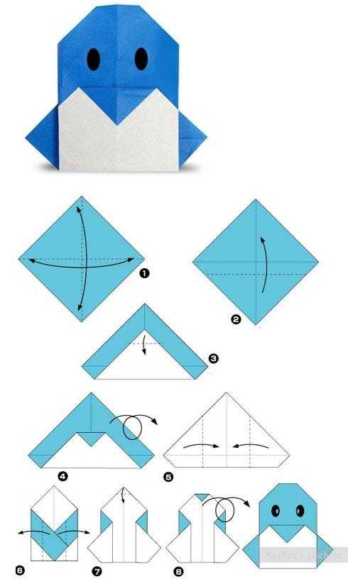 Оригами дерево: 5 простых схем для детей пошагово