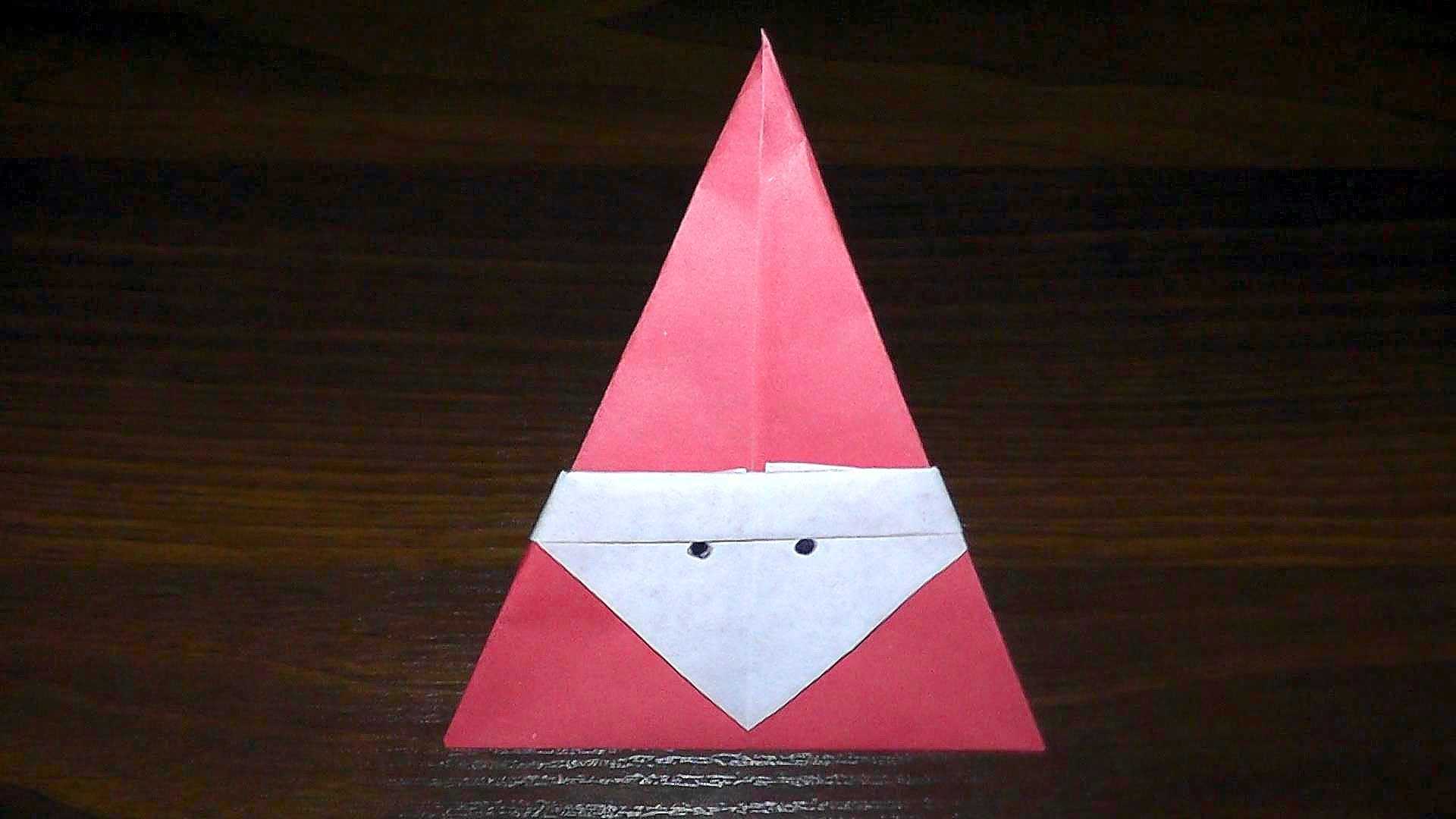 Модульное оригами дед мороз и снегурочка
