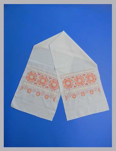 Схема вышивки крестом для свадебного рушника: 15 символов