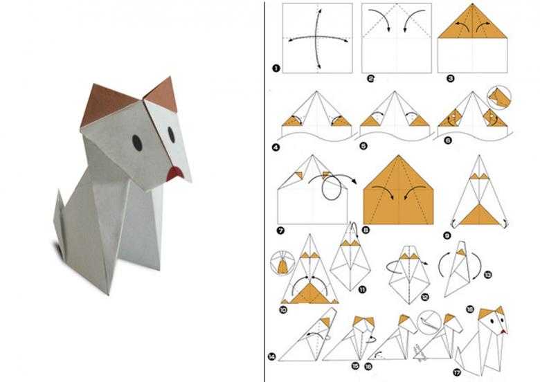 Паперкрафт для начинающих, бумажное моделирование, объемные скульптуры и простые фигуры из бумаги для детей