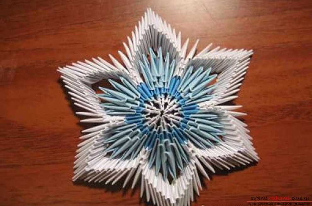 Новогодняя ёлка-оригами - оригами из бумаги
