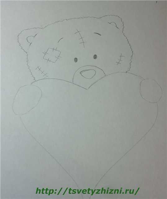 Как нарисовать мишку поэтапно карандашом. как нарисовать мишку тедди, фредди, плюшевого мишку с сердечком ребенку. рисуем мишку по клеточкам. как нарисовать мишку карандашом - инструкция для начинающих