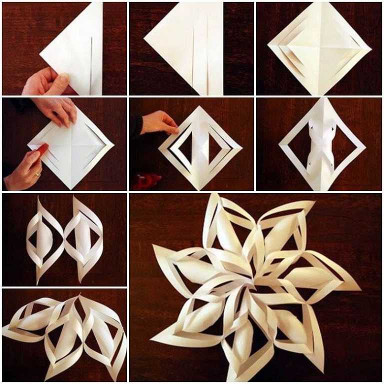 Красивые объемные снежинки из бумаги: вырезание, квиллинг и модульное оригами. схемы и пошаговая инструкция