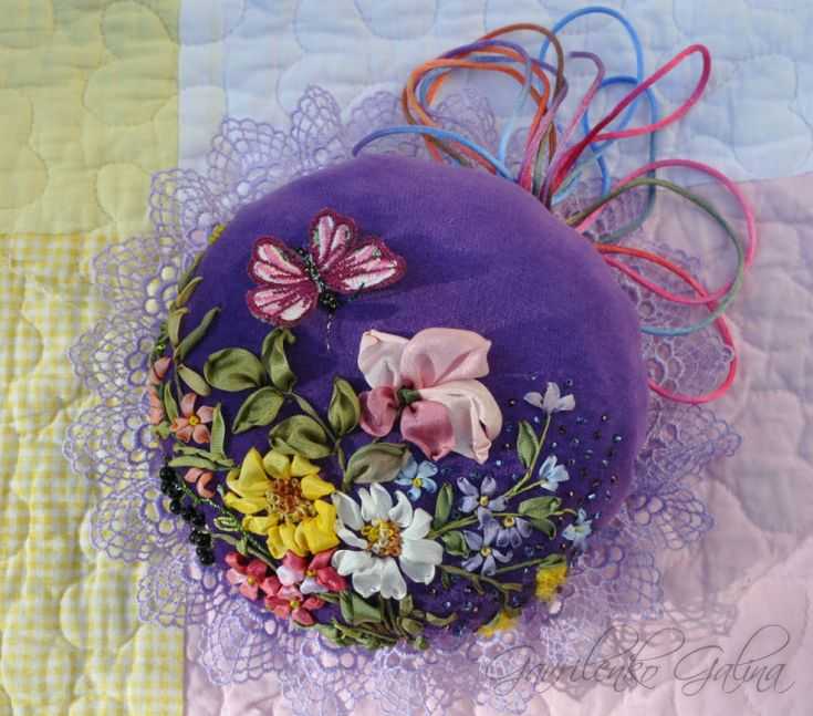 Мастер-класс по вышивке лентами «милые сердцу цветы»