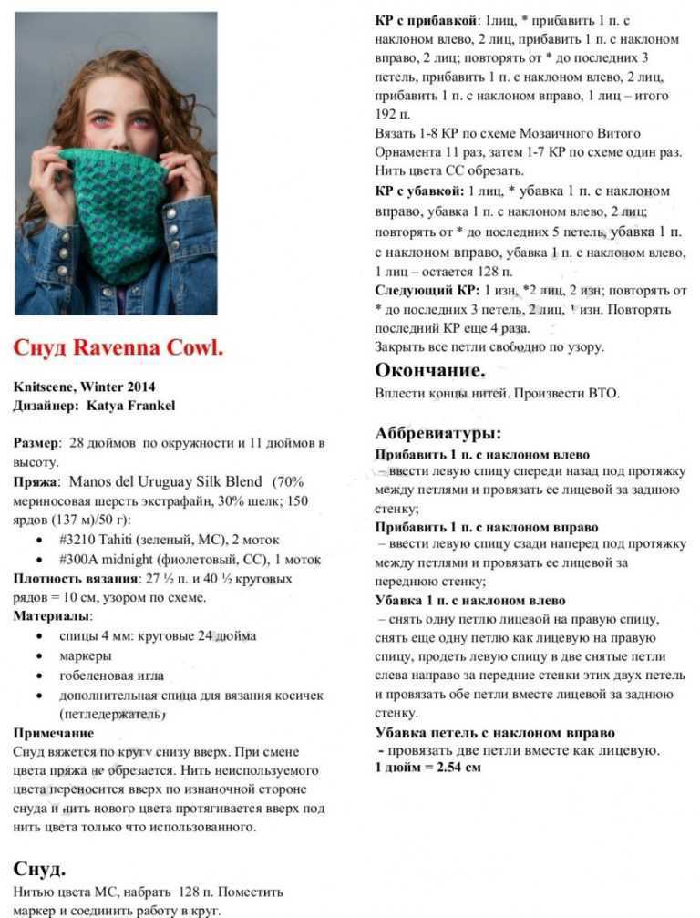 Снуд спицами. подборка из 30 интересных моделей снуда спицами на knitka.ru,  вязание для женщин