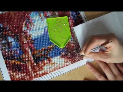 Алмазная вышивка и как быстро овладеть техникой создания картин по фото-видео урокам