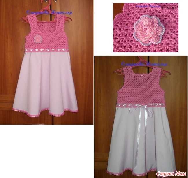 Платье для девочки крючком: кокетка, зефирка, схемы, описание, красивые фото примеры, варианты узоров.