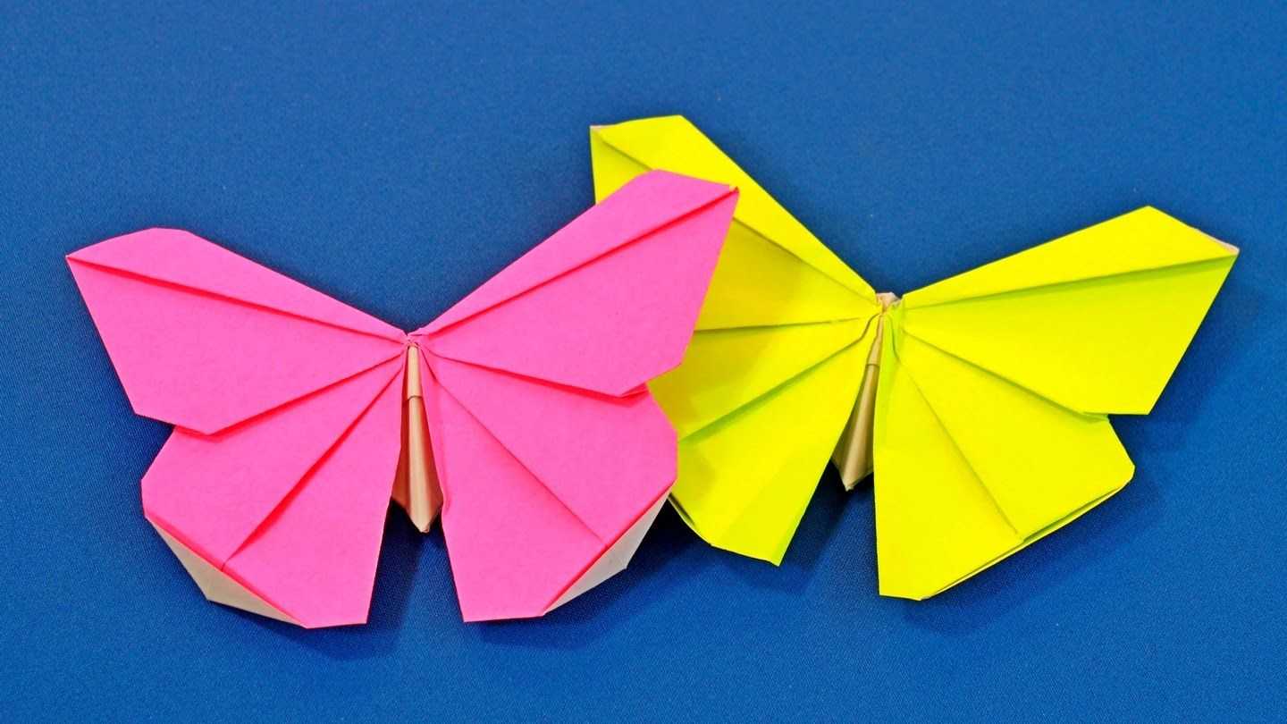 Оригами бабочка - создание нежных бабочек своими руками. обучающий мастер-класс по изготовлению красивой бабочки оригами