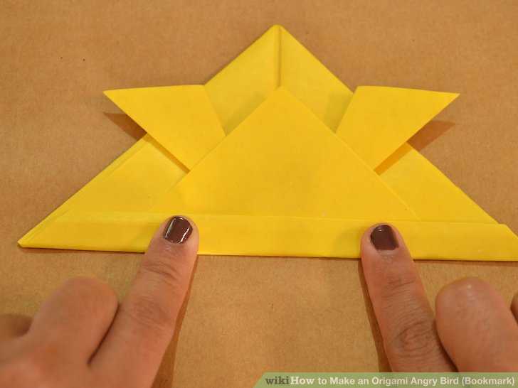 Красная птичка angry birds оригами из бумаги: схема и видео