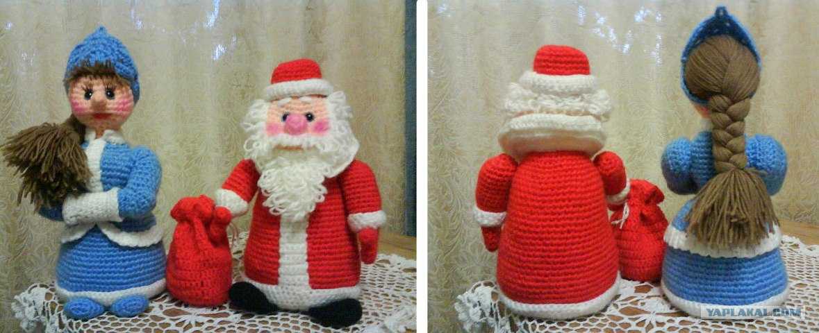Doll santa claus crochet. master class from arina!
