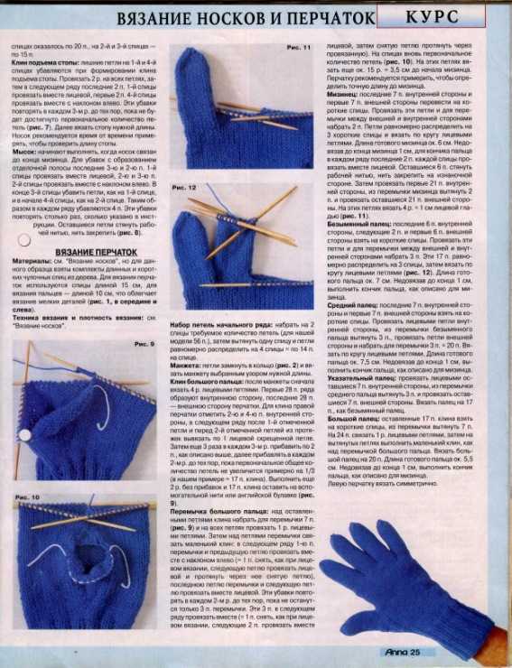 Мастер-класс для начинающих по вязанию мужских и женских ажурных перчаток