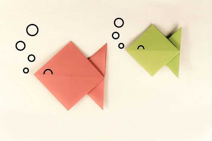 Оригами золотая рыбка из бумаги своими руками: шаблоны для аппликаций в подготовительной группе из цветной бумаги - технология с пошаговыми инструкциями, фото и схемой