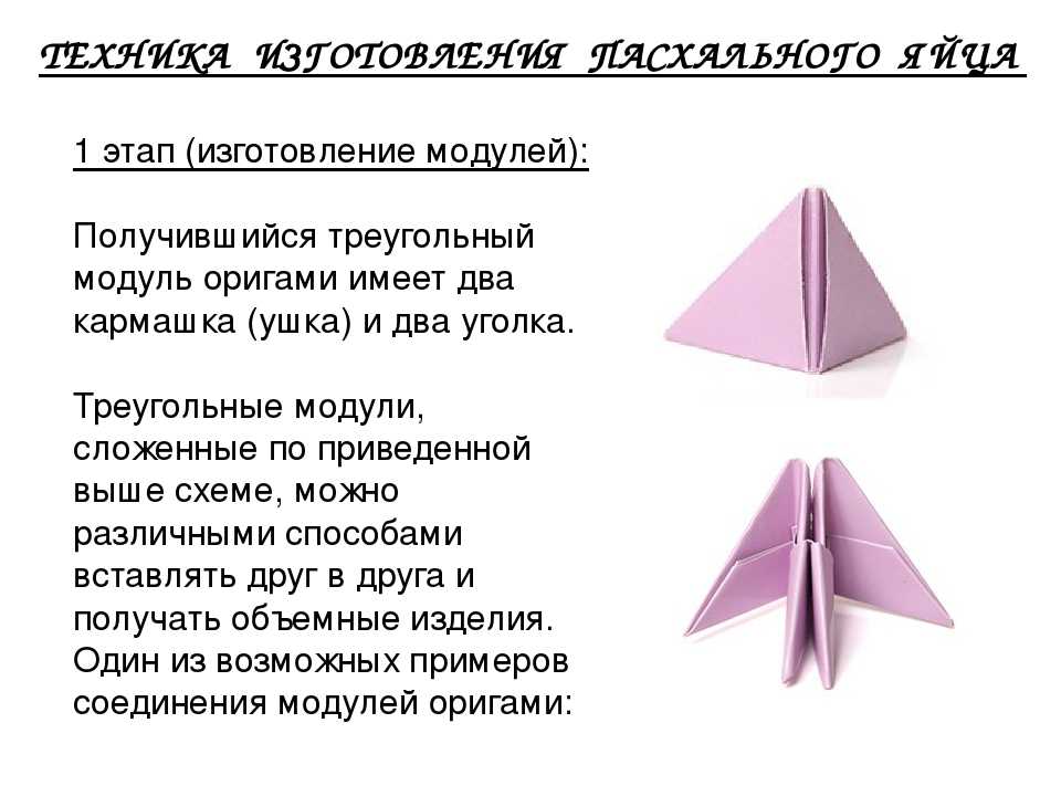 Модули из бумаги для начинающих. как сделать простое модульное оригами