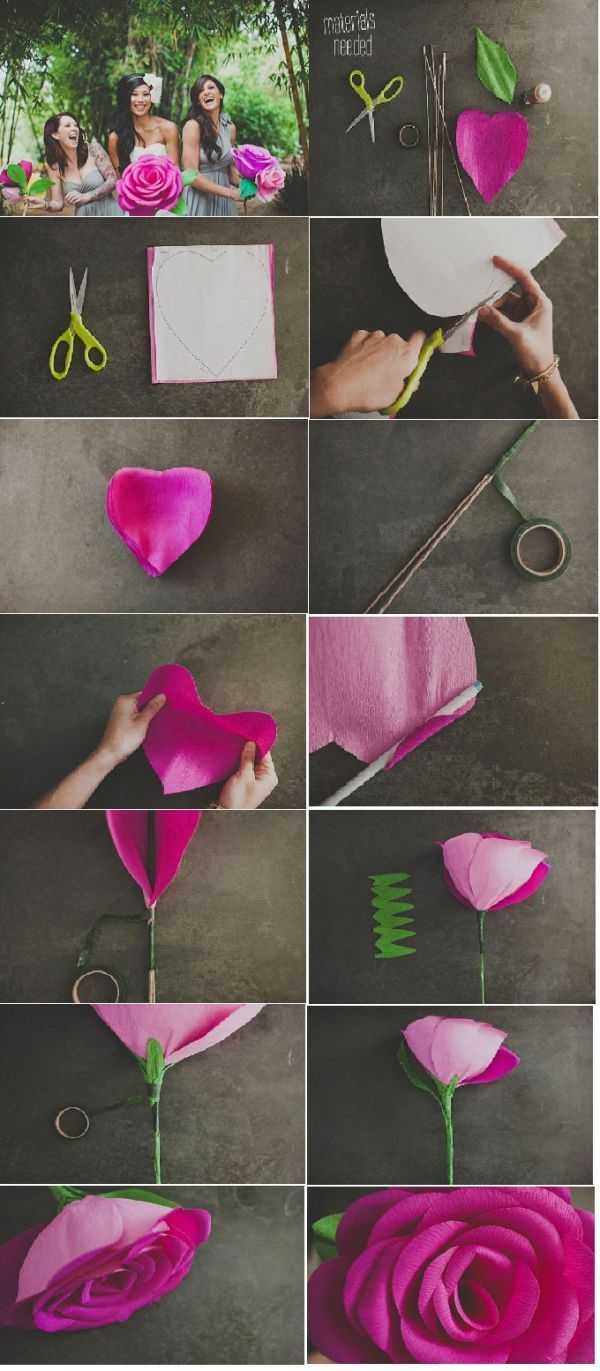 Цветы из бумаги своими руками: схемы, шаблоны, идеи для творчества. как сделать цветок из бумаги простой, маленький, большой, объемный, в технике квиллинга, оригами, из гофрированной бумаги?