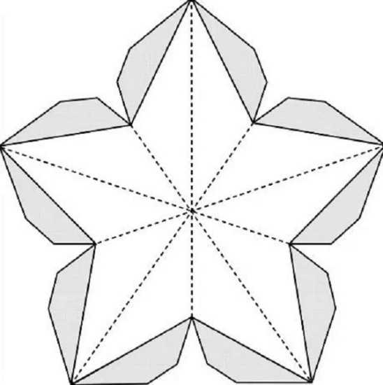 Как сделать объёмную пятиконечную звезду из бумаги своими руками пошаговый мастер-класс изготовления с фото инструкцией видео урок изготовления объёмной звезды