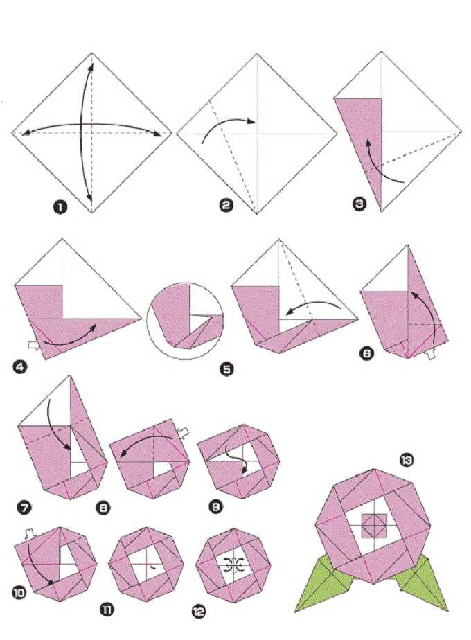 ᐉ как сделать оригами розу из бумаги. роза оригами: мастер-класс по созданию розы кавасаки с фото и подробным видео-уроком