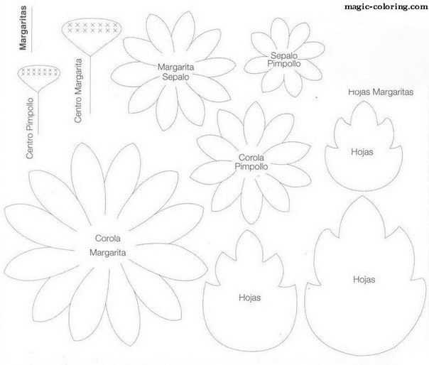 Большие цветы из гофрированной бумаги: пошаговая инструкция для начинающих