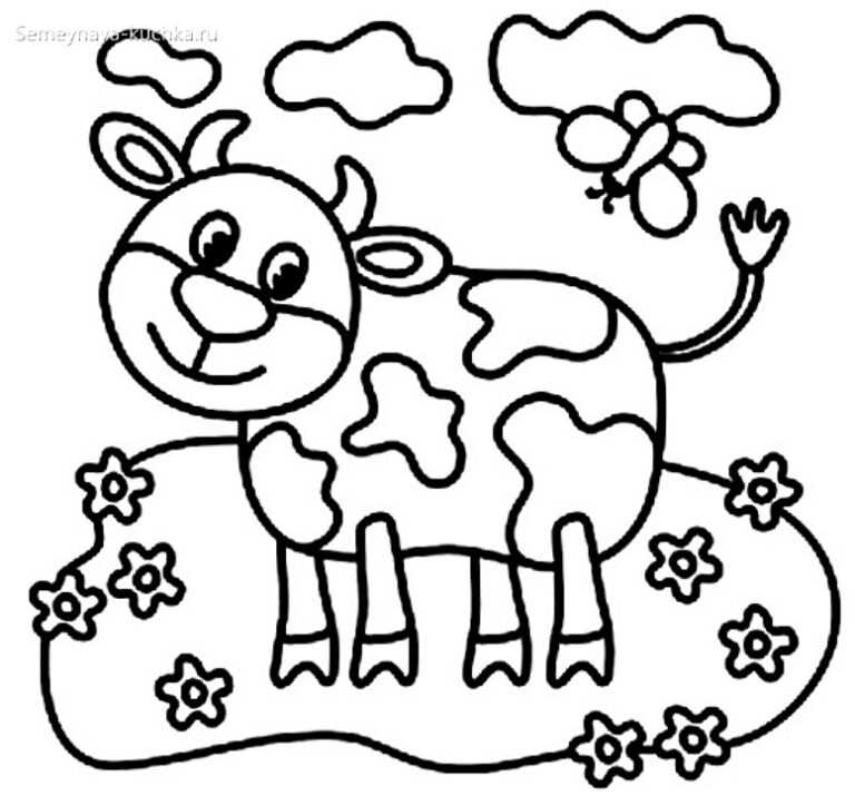 Картинка для детей: корова | картинки detki.today