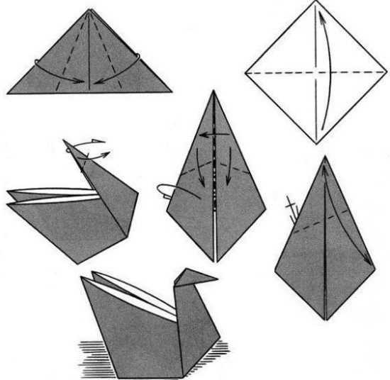 Мастер-класс поделка изделие оригами китайское модульное цветные котики из модулей бумага