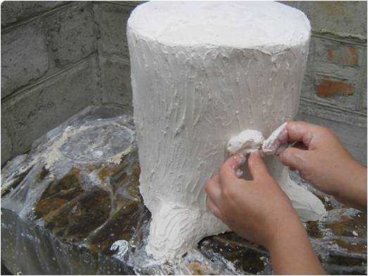 Как сделать грибы из цемента своими руками: мастер-класс, фото