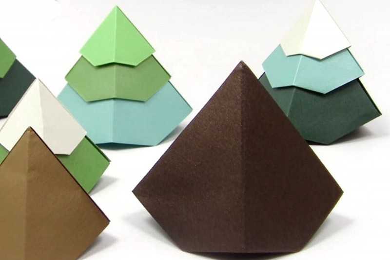 Елочка оригами из бумаги – пошаговый мастер-класс с фото как сделать своими руками бумажную елку (100 фото)