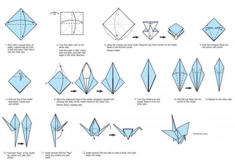 Проект экскурсия оригами журавлик приносящий счастье бумага