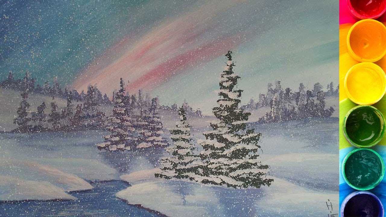 15 способов нарисовать красивую снежную зиму - лайфхакер