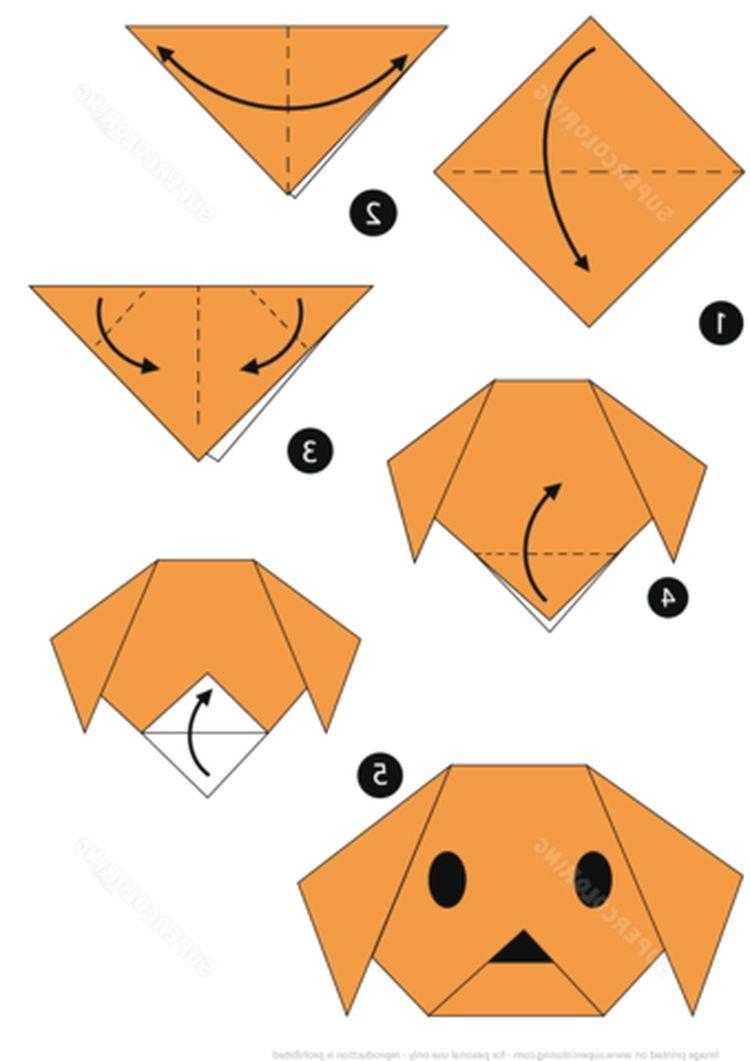 Изготовление оригами жирафа из бумаги