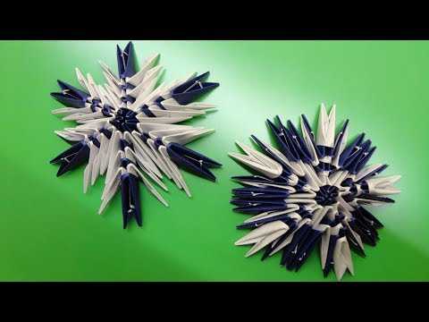 Искусство оригами: делаем снежинки своими руками из бумаги