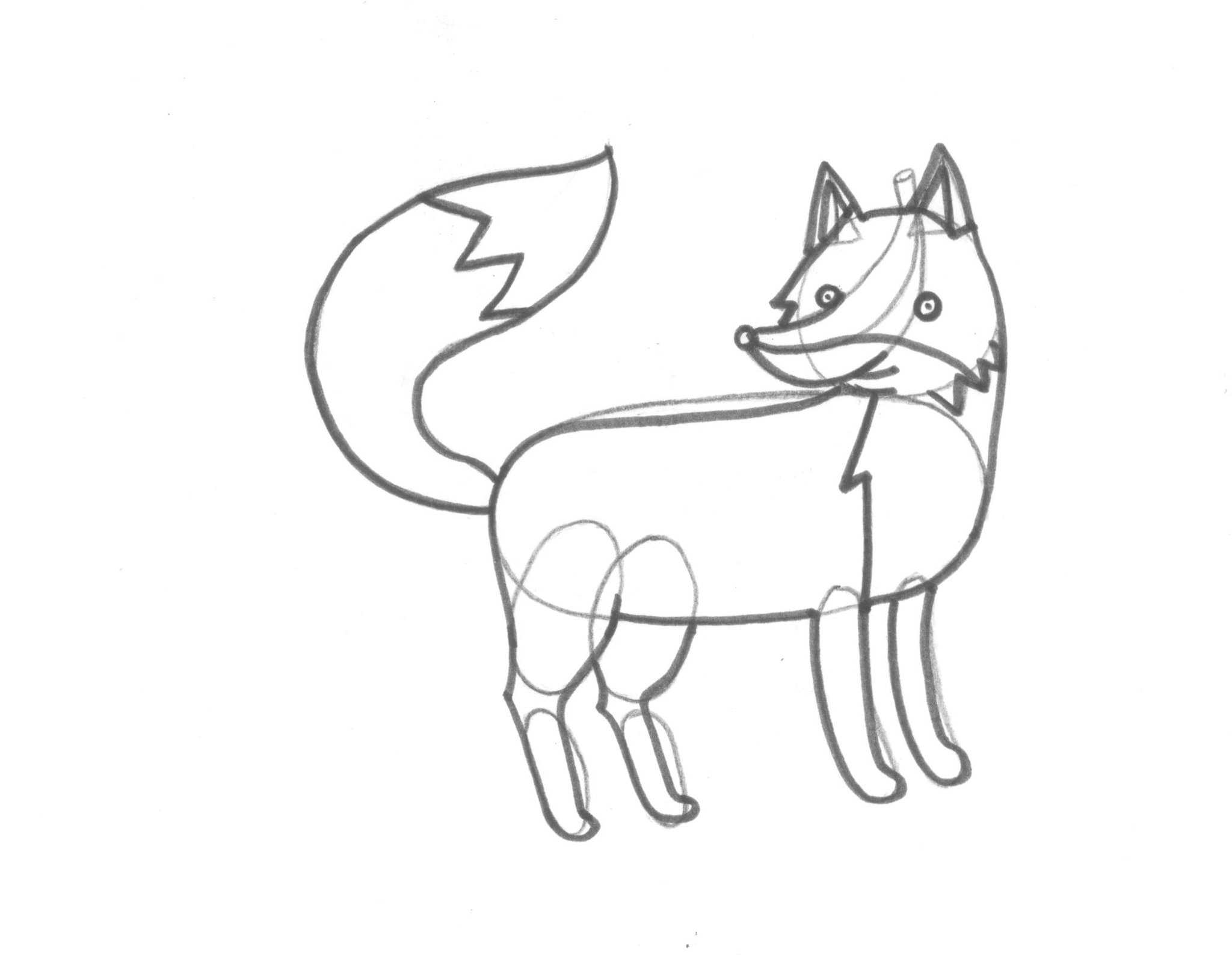 Нарисовать рисунок ворона и лисица – как нарисовать ворону и лисицу?