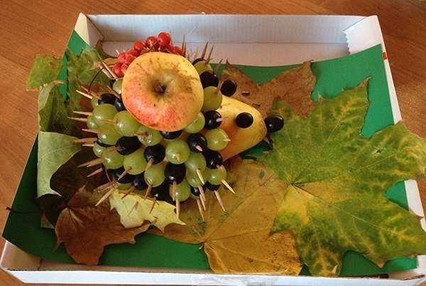 Осенние поделки из овощей и фруктов ( 70 лучших идей) - студия творчества: kid-life