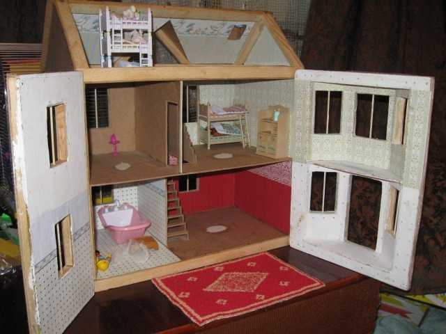 Как сделать мебель для кукол своими руками из картона и подручных материалов: шкаф, кресло для кухни