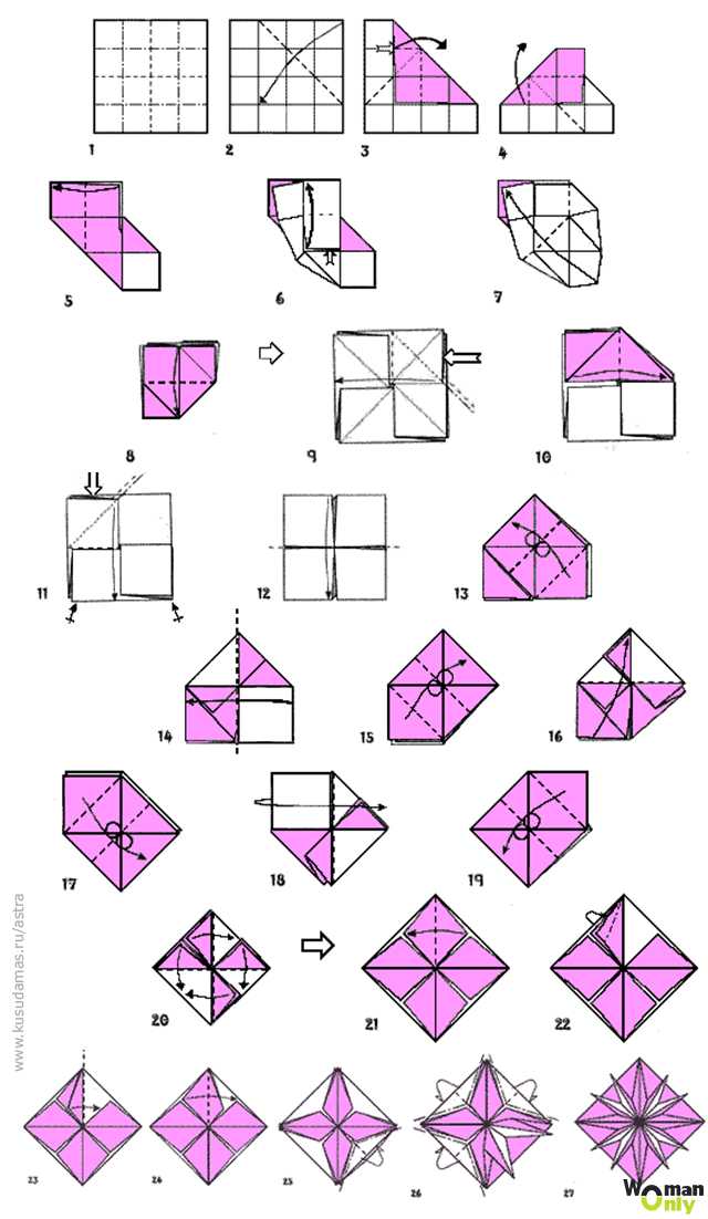 Кусудама мастер-класс оригами кусудама схема и мк бумага