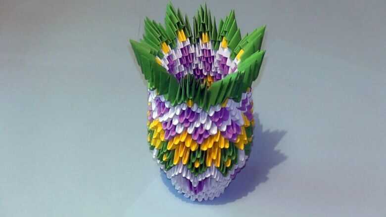 Оригами ваза своими руками: из модулей для начинающих, пошаговая схема сборки вазы для цветов из бумаги (140 фото идей поделок)