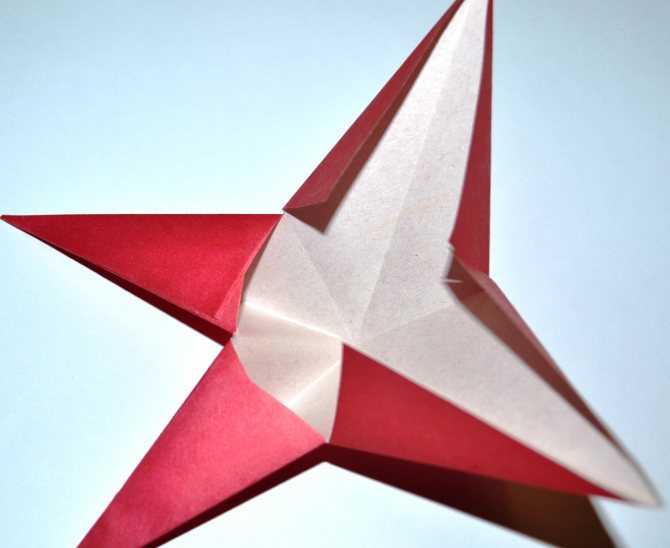 Звезда из бумаги — 3 варианта поделки