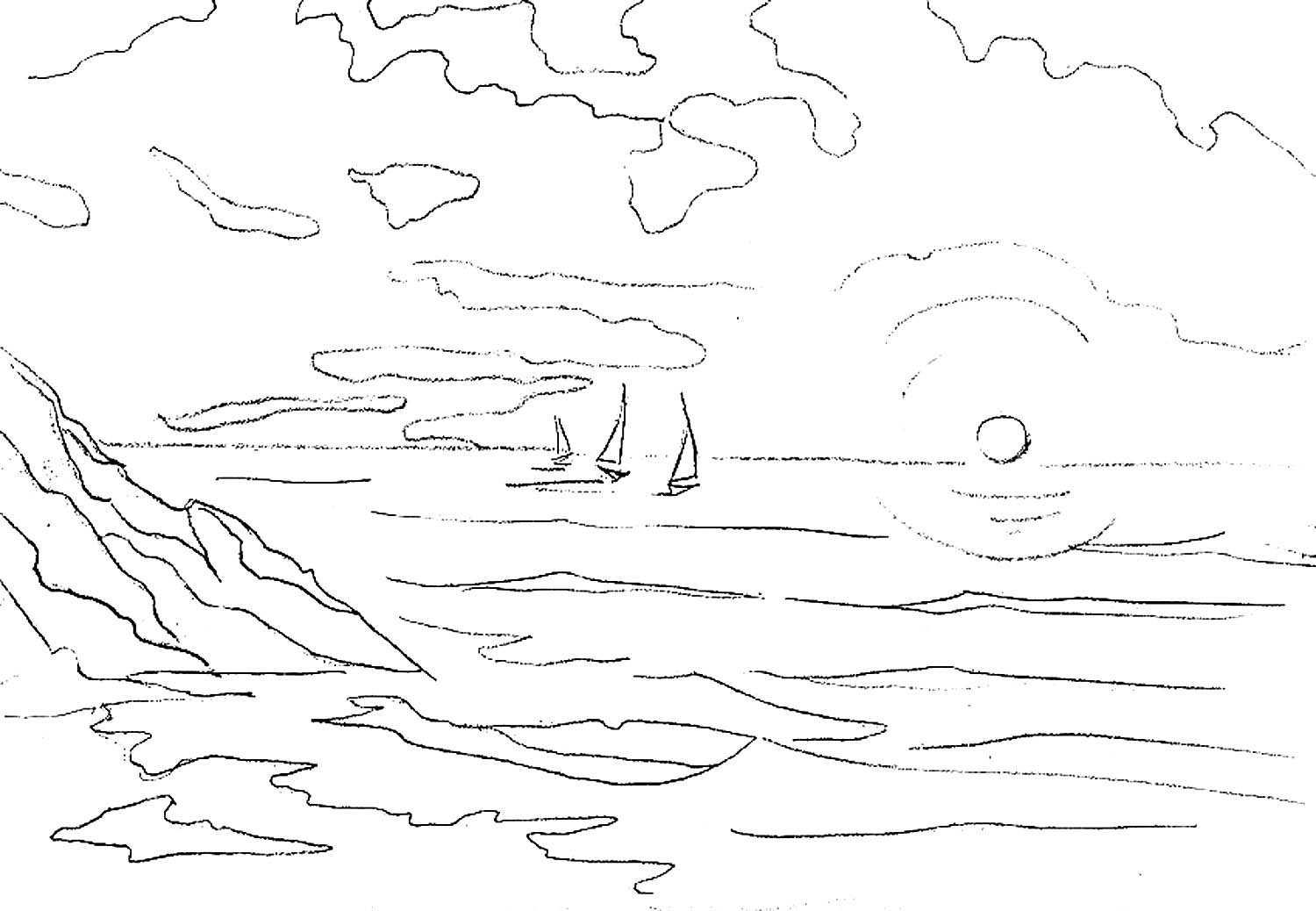 Как легко и красиво нарисовать морских обитателей поэтапно карандашом для начинающих