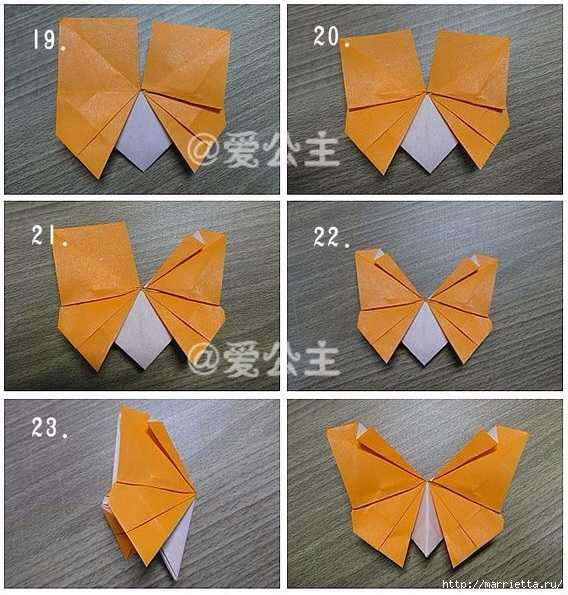 Оригами бабочка: материалы и инструменты для поделки. пошаговая фото-инструкция, как сделать простую и объемную бабочку. схемы сборки для начинающих