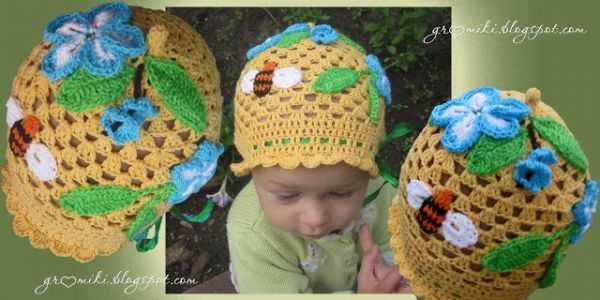 Вязание шапочки для девочек спицами и крючком с описанием: вязаные летние, осенние, зимние шапки для девочек и новорожденных с фото и схемами