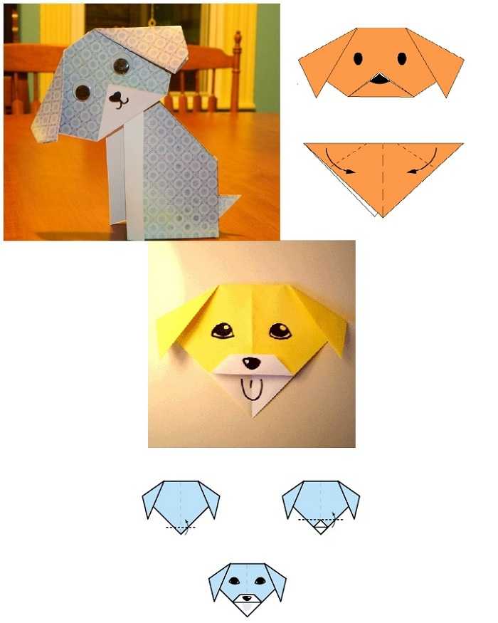 Оригами-тюльпан из бумаги
