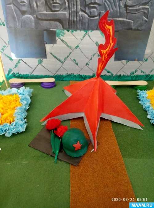 Вечный огонь своими руками из картона: как сделать вечный огонь с пламенем и макет звезды поэтапно, шаблоны для вырезания из бумаги и картона