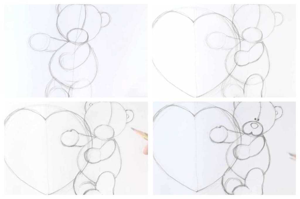 Как нарисовать медведя: простое поэтапное рисование карандашом для ребенка и нарисованные пошаговые шаблоны для этого
