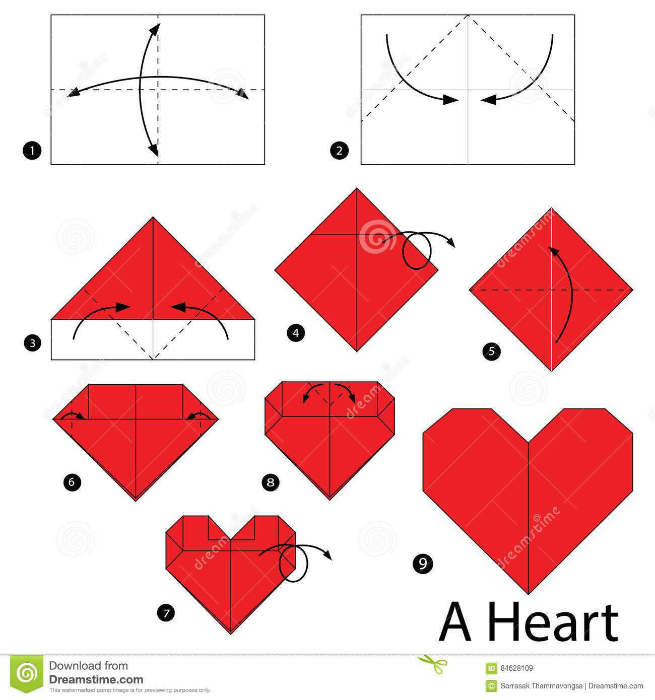 Объемные сердечки из бумаги: как сделать сердечко своими руками - пошагово и поэтапно разберем как сложить сердечко из салфетки и из гофрированной бумаги - легкие, пышные и объемные сердечки
