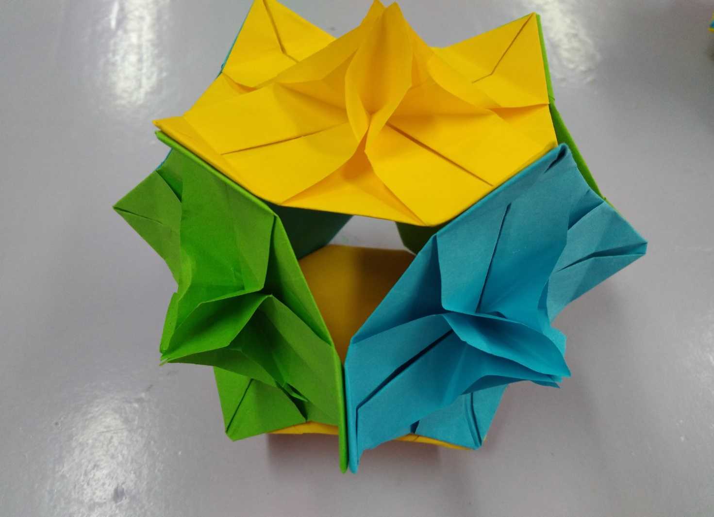 Корзина-оригами