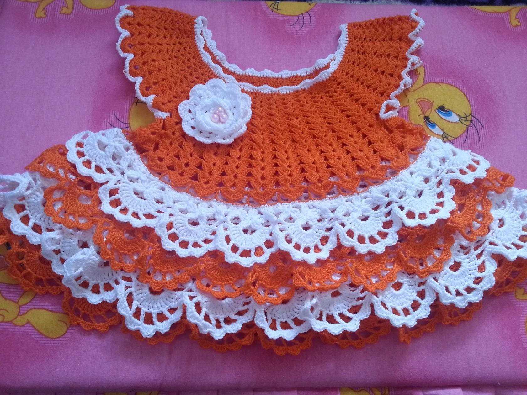Платья для девочек-красавиц крючком - вязание для детей - страна мам