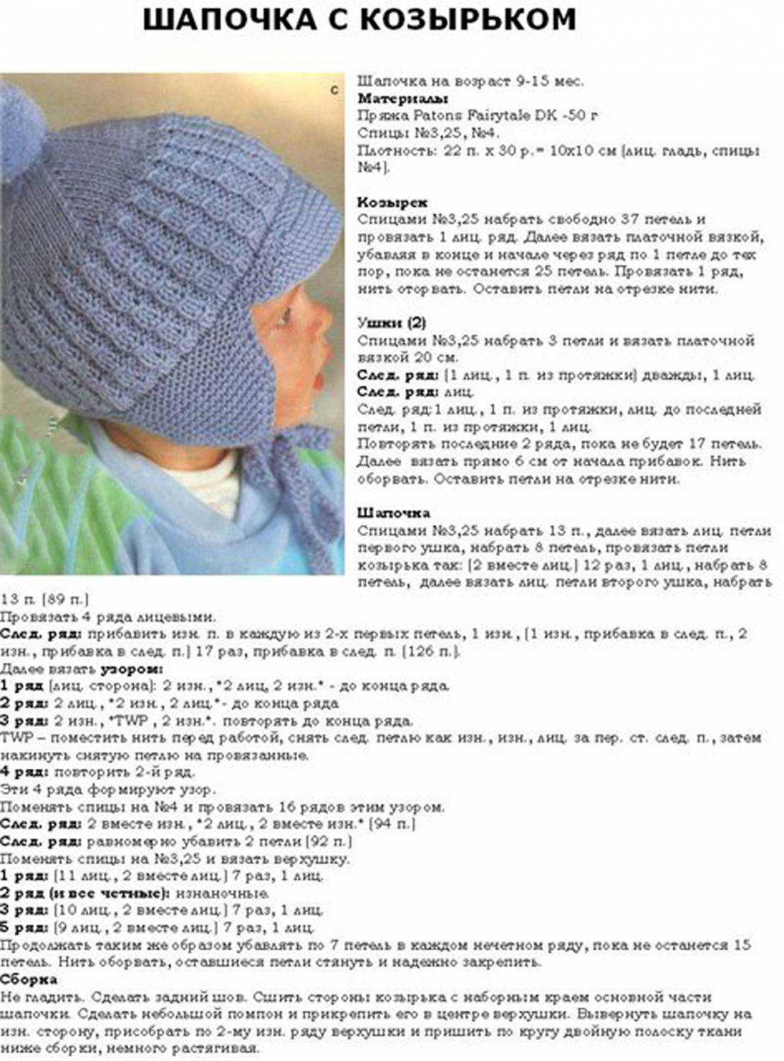 Женские шапки спицами  (100 схем) вязание шапок для женщин
